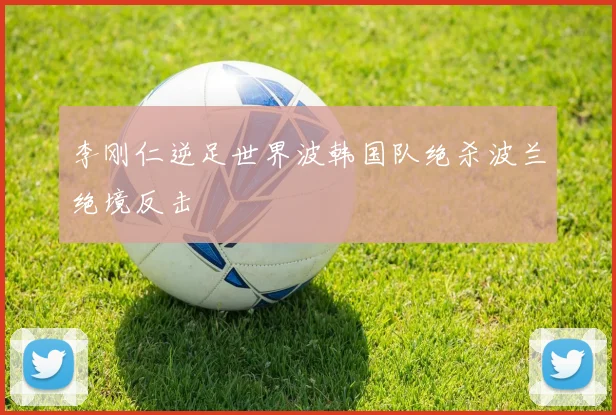 李刚仁逆足世界波韩国队绝杀波兰绝境反击